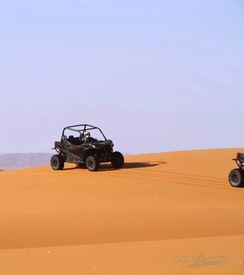 Dune buggy in the Sahara